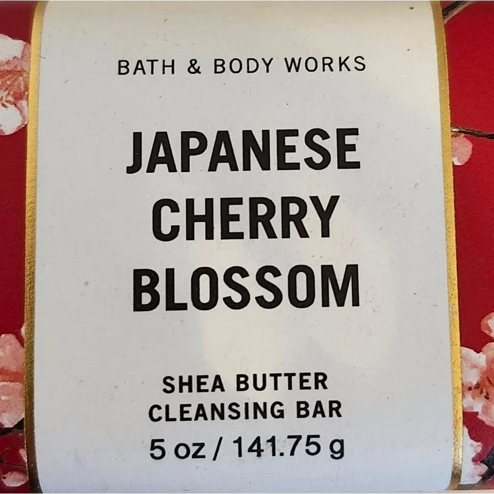 Bath & Body Works Japanese Cherry Blossom Shea Butter Cleansing Bar 5oz